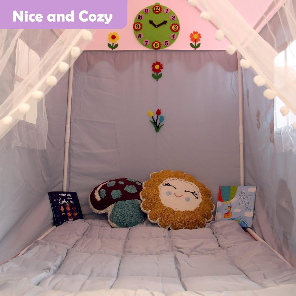 Kids Teepee Indoor Play Tent with Padded Mat M536