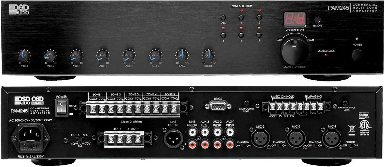 1000W 2CH Commercial Amplifier S88849