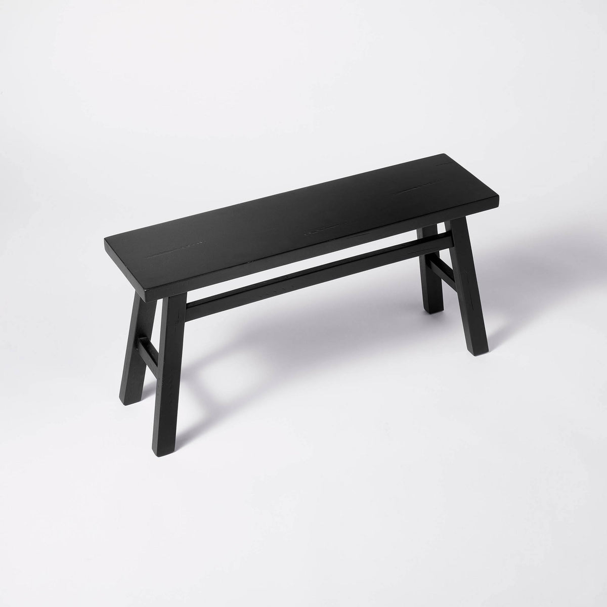 Black Wood Bench U717982