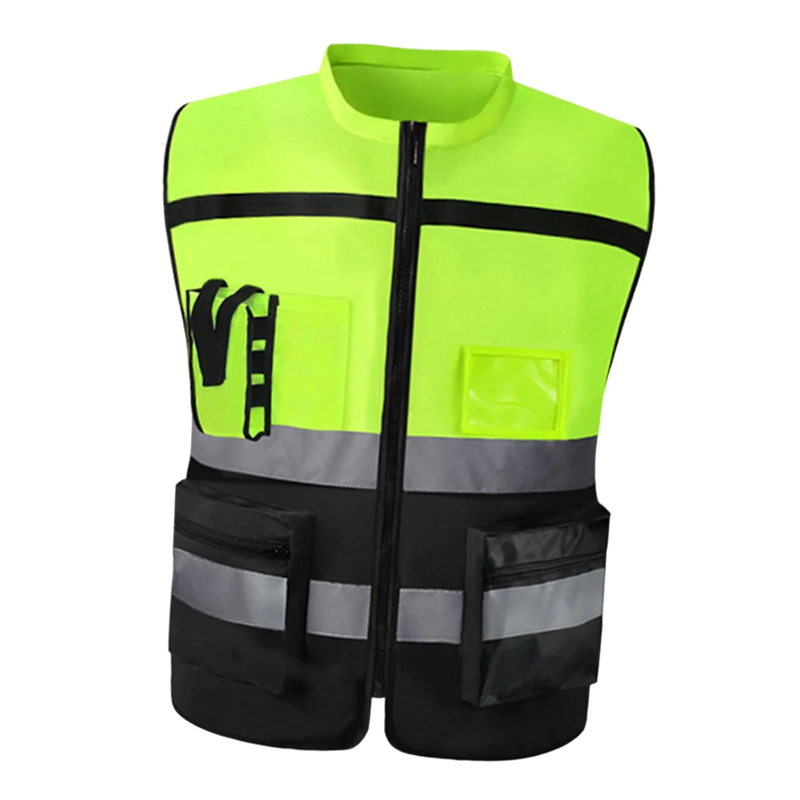 High Visibility Yellow Reflective Safety Vest A442