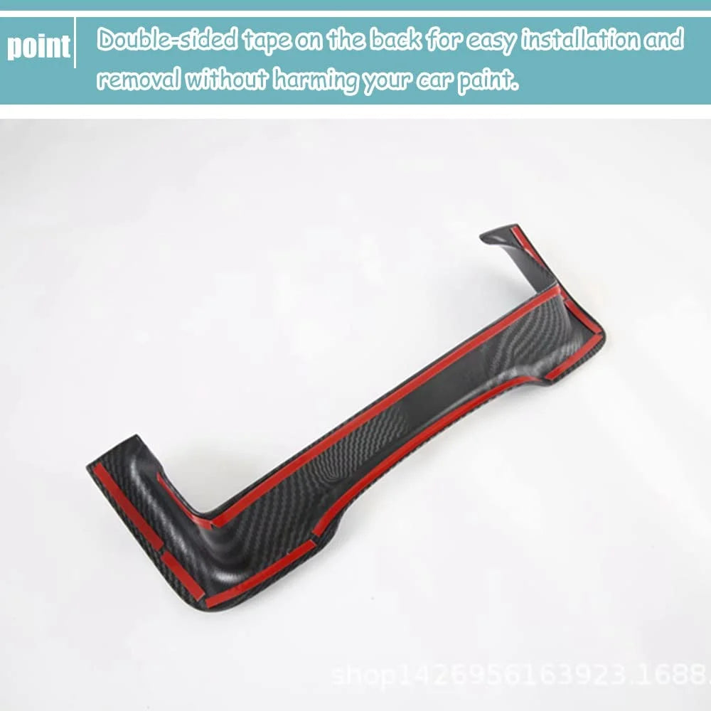 ABS Center Console Dashboard Cover Sticker Carbon Fiber Style W792835