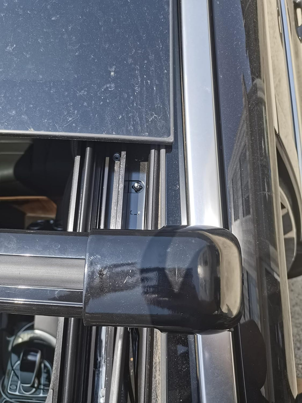 Black Aluminum Roof Rack Cross Bars E435779