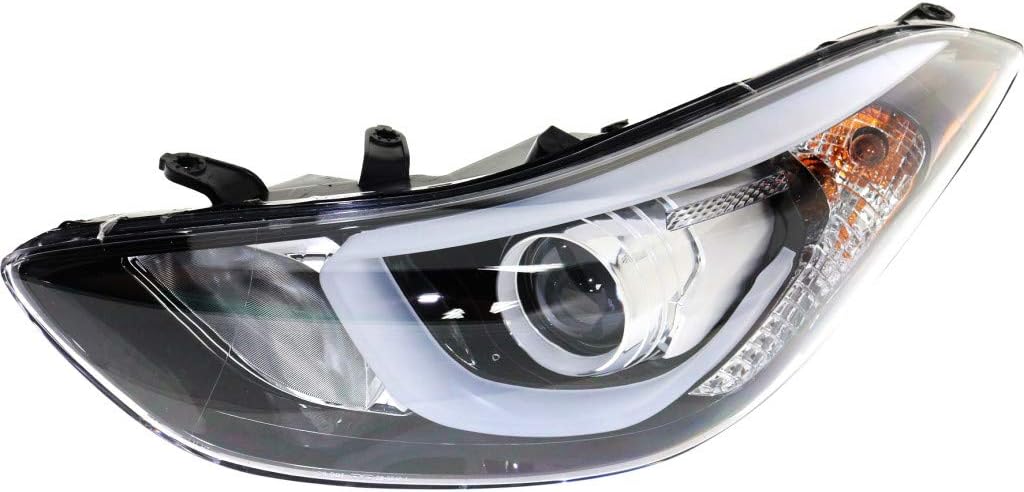 Hyundai Elantra Headlight Assembly 2014 2015 2016 Passenger Side M874