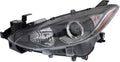 Headlight Assembly Compatible with 2014-2016 Mazda 3 Halogen Driver Side E175575