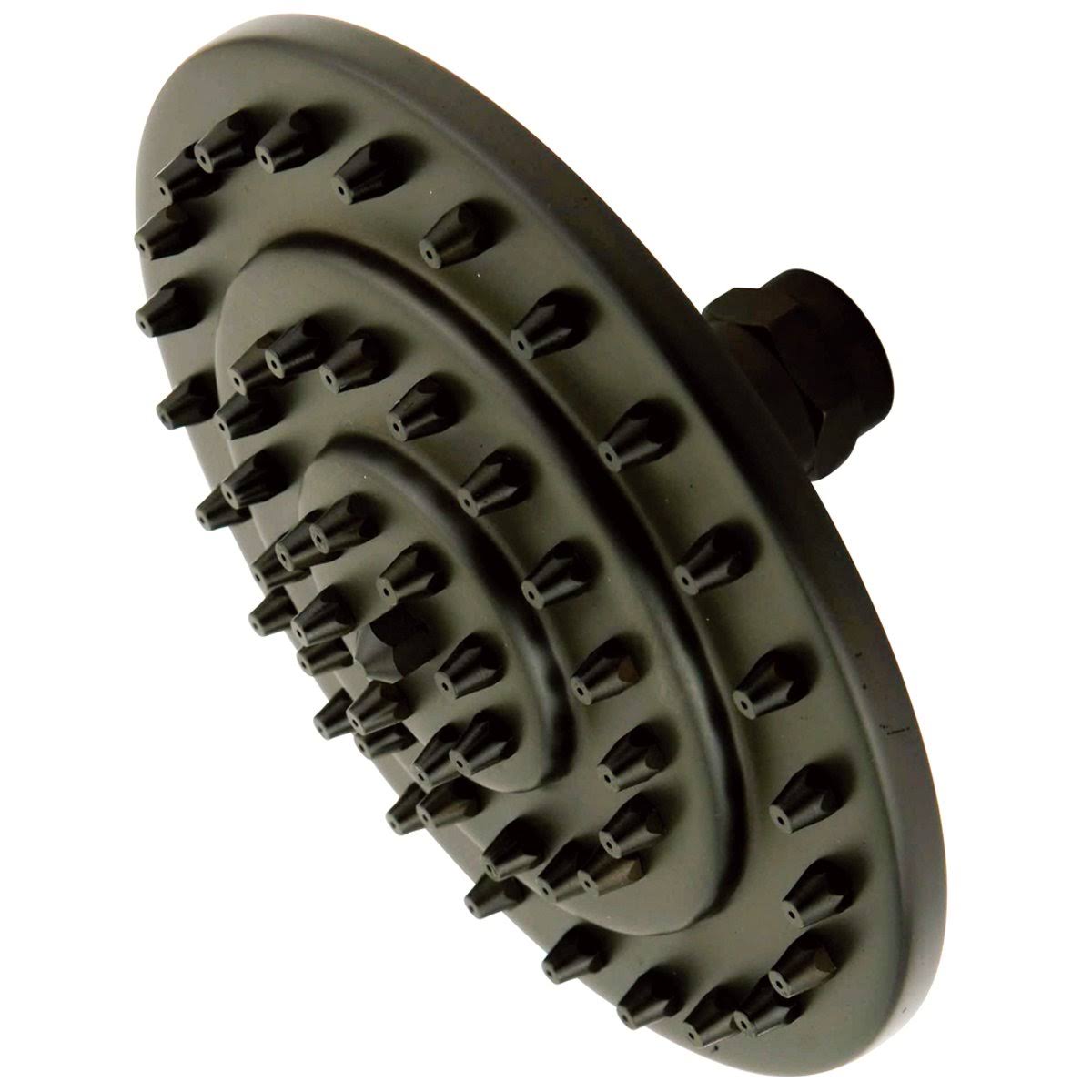 Chrome & Polished Brass Three-Tier Shower Head E593