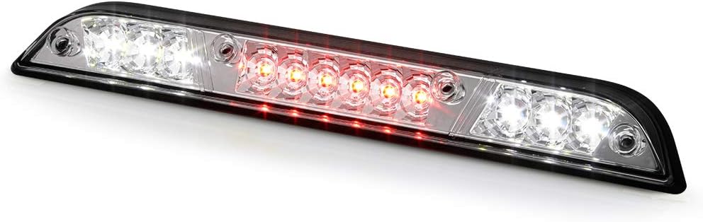 Chrome LED 3rd Brake Stop High Mount Center Roof Cargo Light Pack of 2 I3808