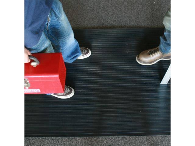 Black Composite Rib Rubber Floor Mat S193811