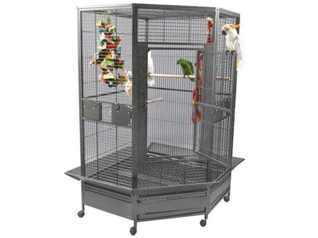 Black Extra-Large Corner Cage P4590