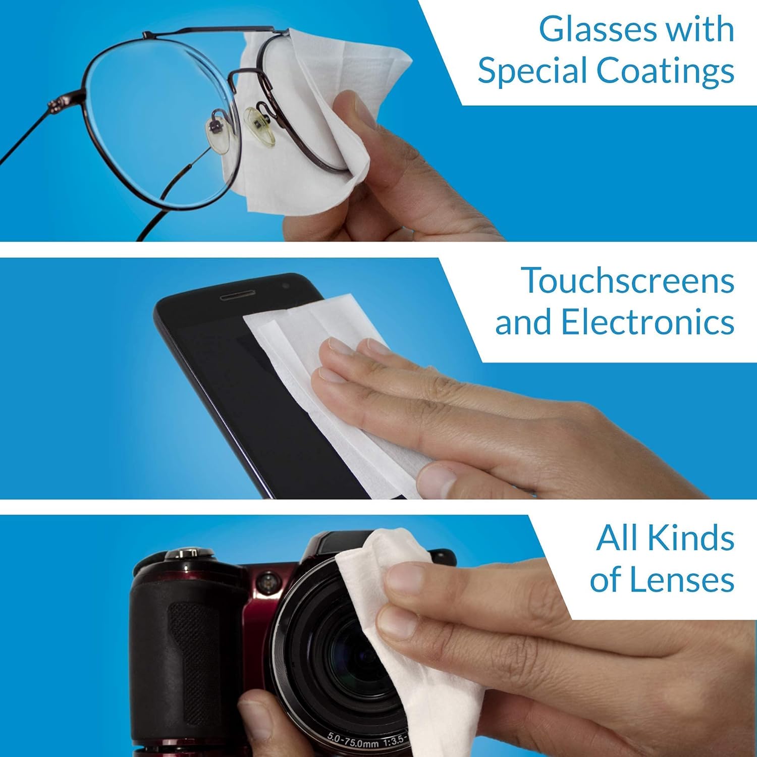 Lens Cleaning Wipes 900 Wipes D149258