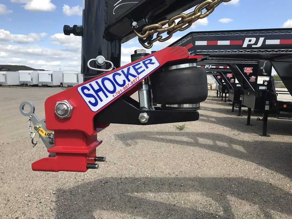 Gooseneck Air Hitch & Coupler, Round 4" Angled Pin 30K Coupler 9" Offset L48268