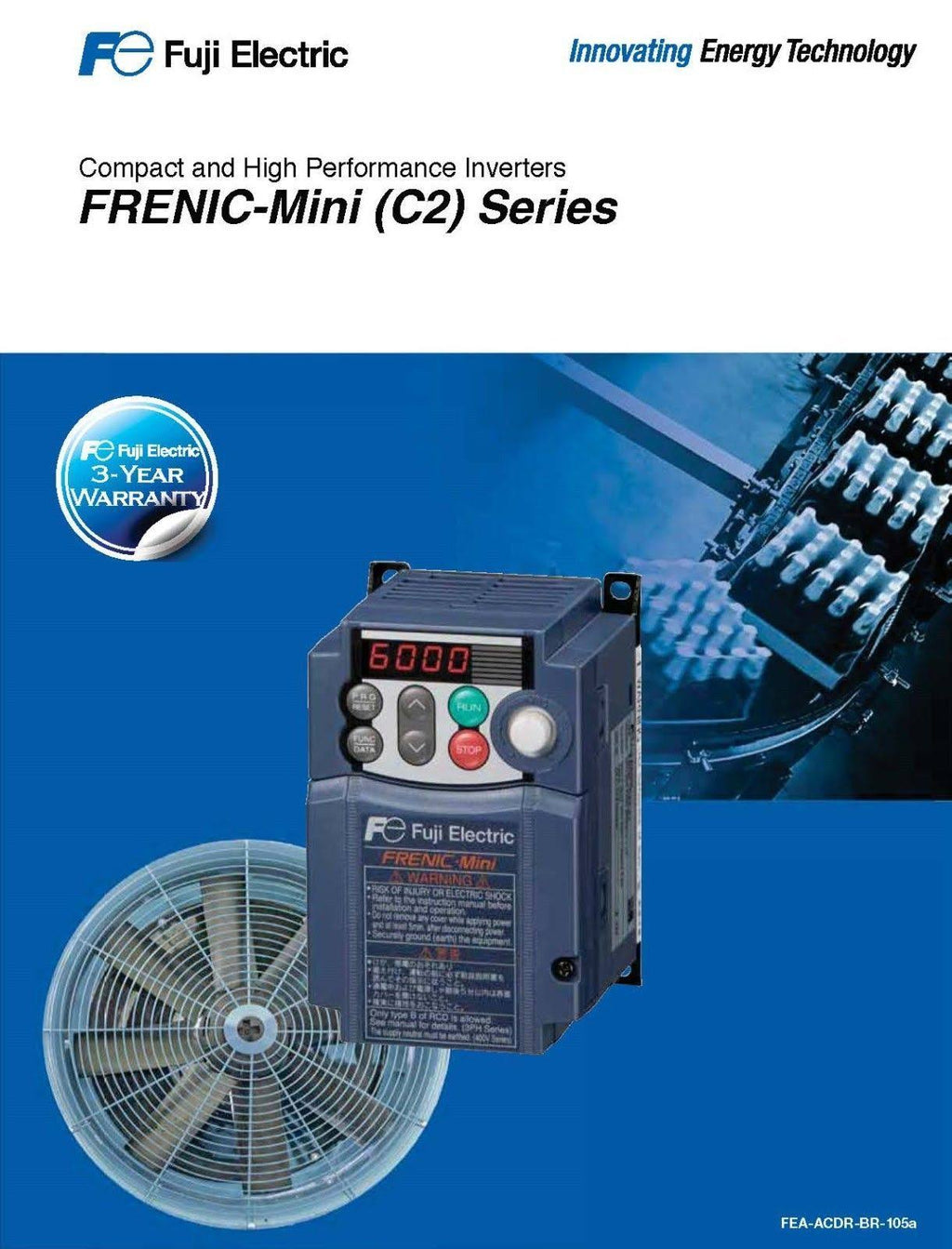 Variable Frequency Drive, 3 Hp, 200-230v P347944