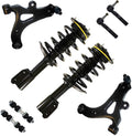 Front Struts Lower Control Arms with Ball Joints Sway Bars Outer Tie Rods 8pc Set O236