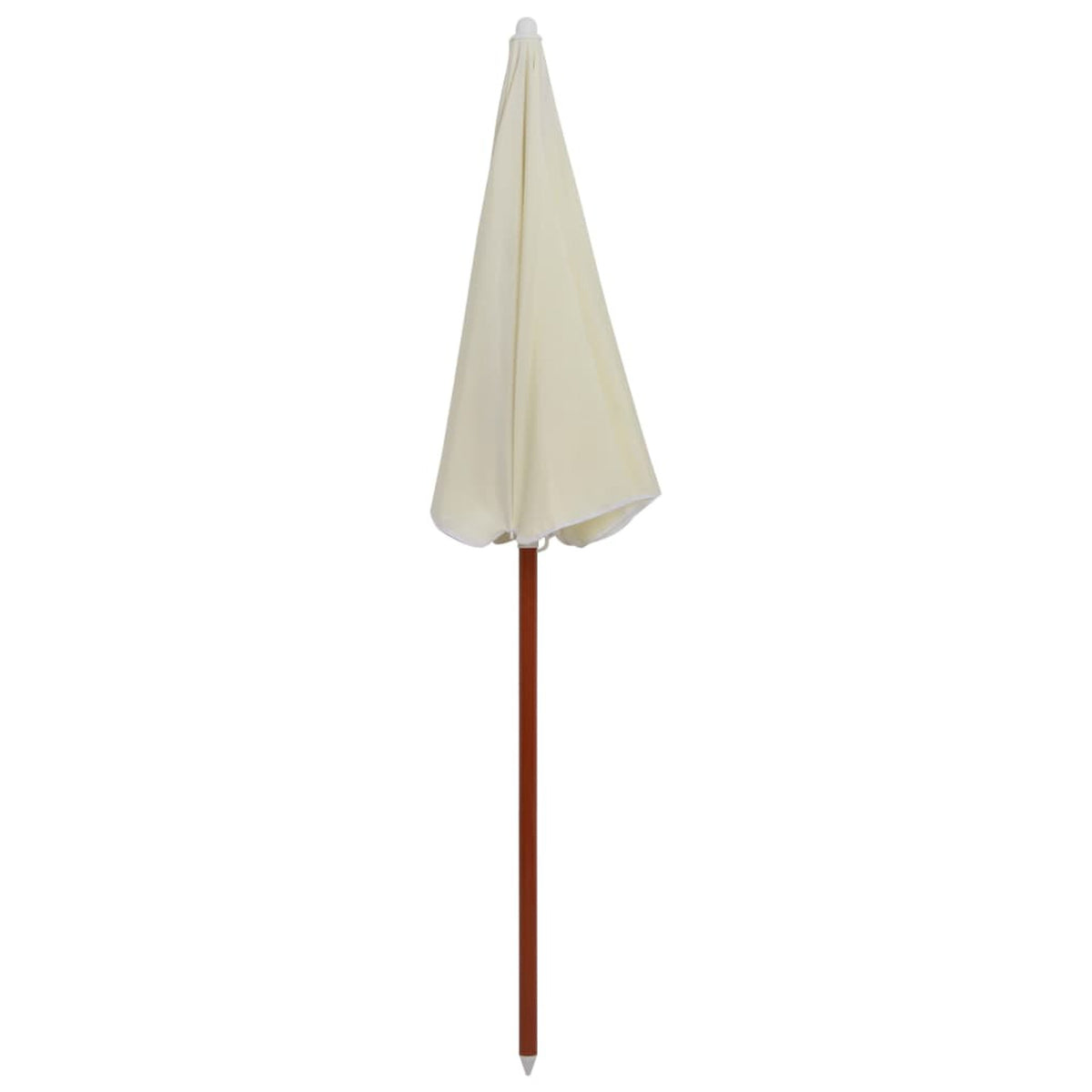 Sand Color UV Water-resistant Steel Pole Patio Parasol X139570