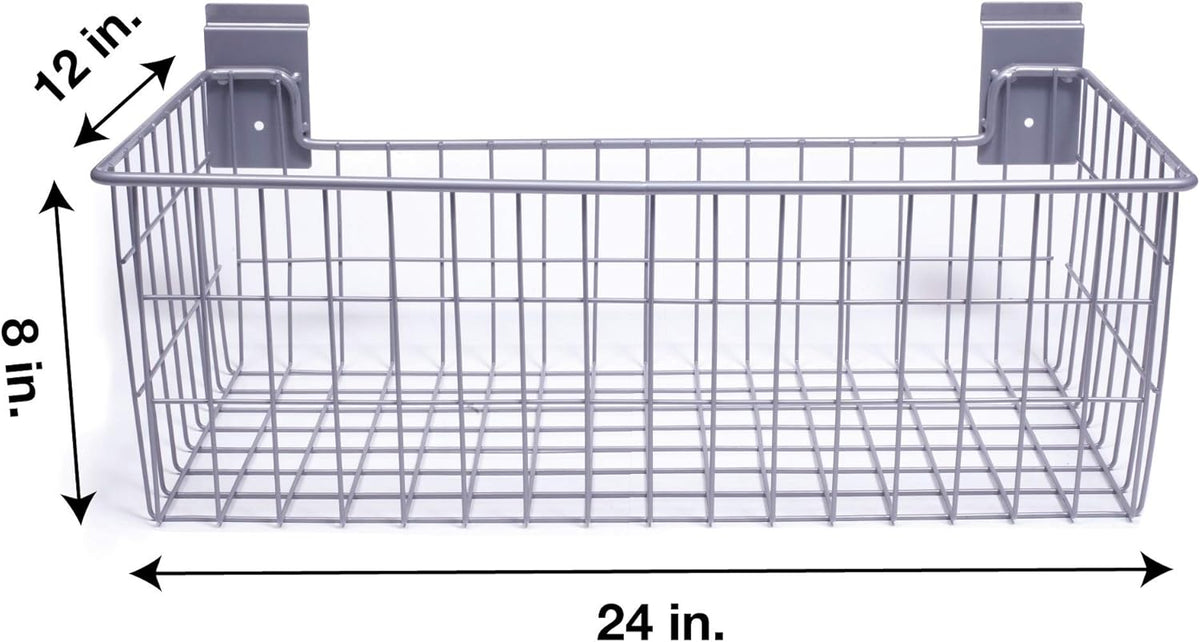 24" x 12" Deep Wire Basket 2 Pack Q5790