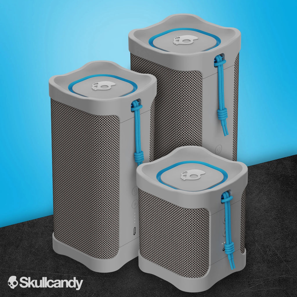 Compact Tough Wireless Speaker, Light Grey C7717