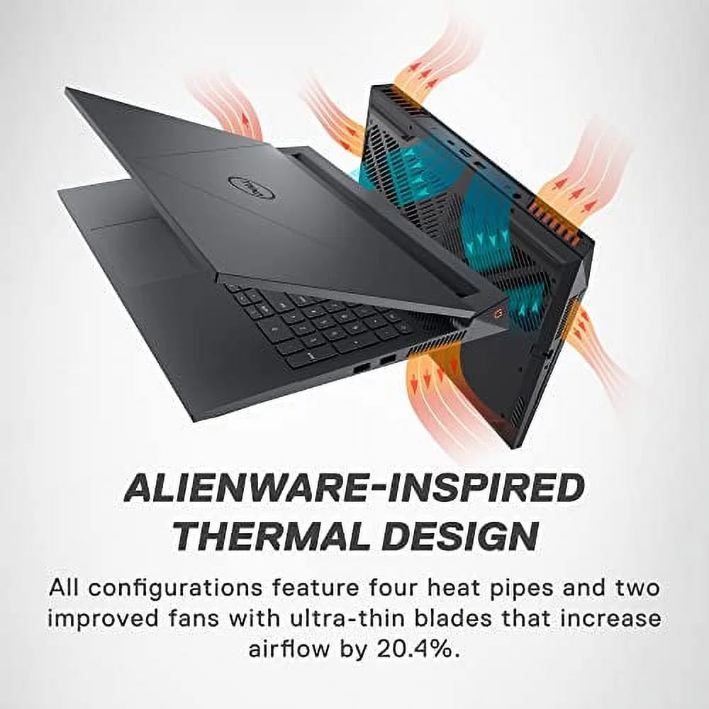 15.6-inch FHD 165Hz Display Gaming Laptop with Core i7-13650HX, 16GB DDR5 RAM, 512GB SSD, NVIDIA GeForce RTX 4050, Dark Shadow Gray F12009