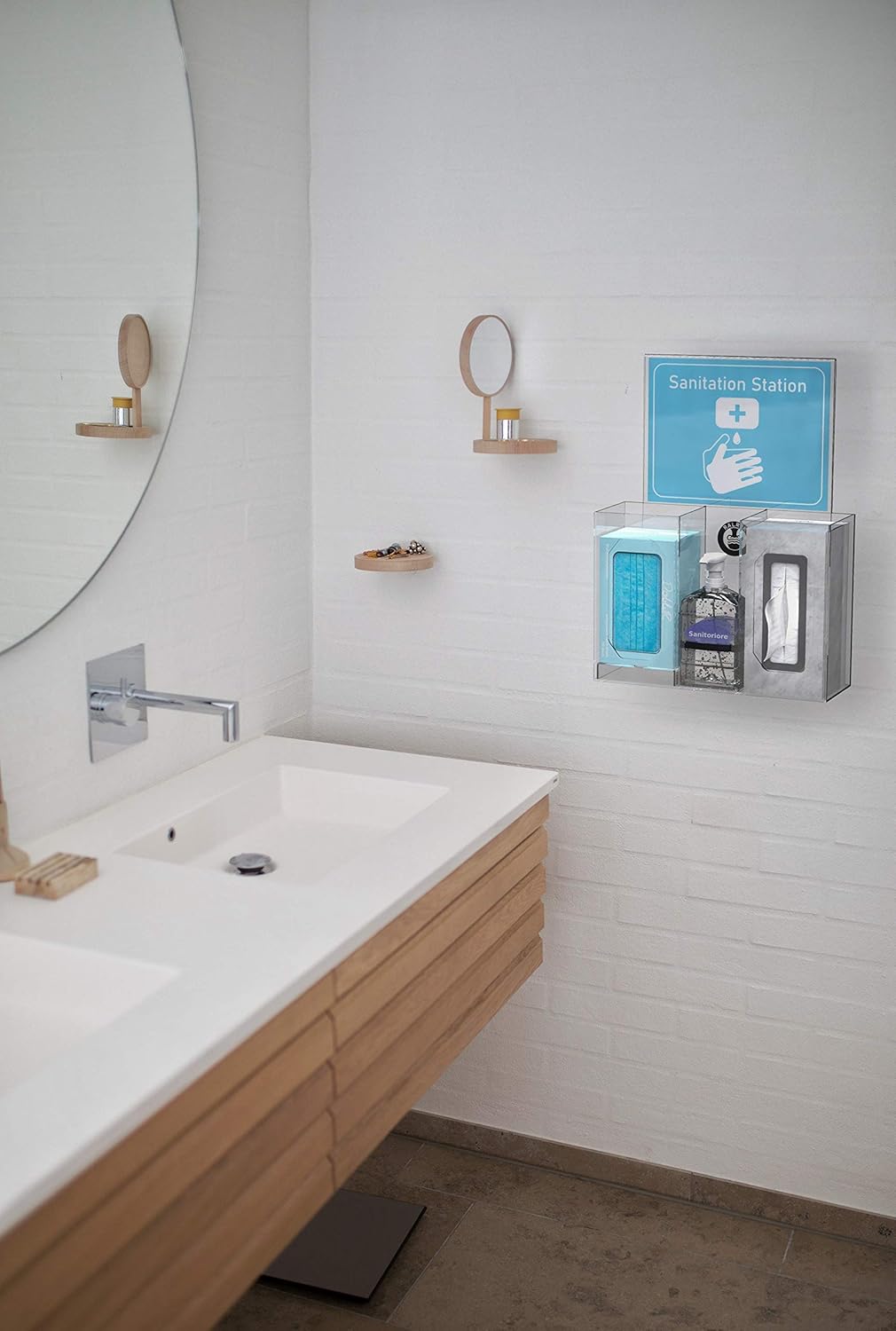 Pack of 2 Wall Mountable Dispenser and Holder C79471