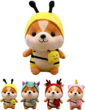 Squirrel Wearing Bee Costume Plush Toy, 10 Inch X713