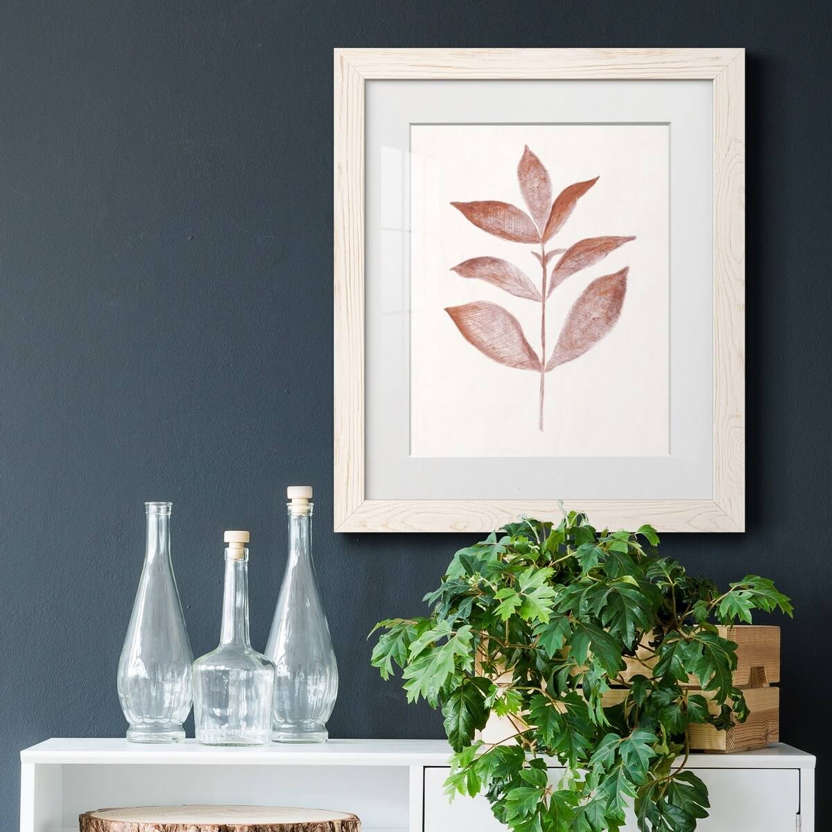 Framed Print 31X44 Grey M1847