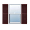 Bordeaux Vinyl Louver Shutters B743730
