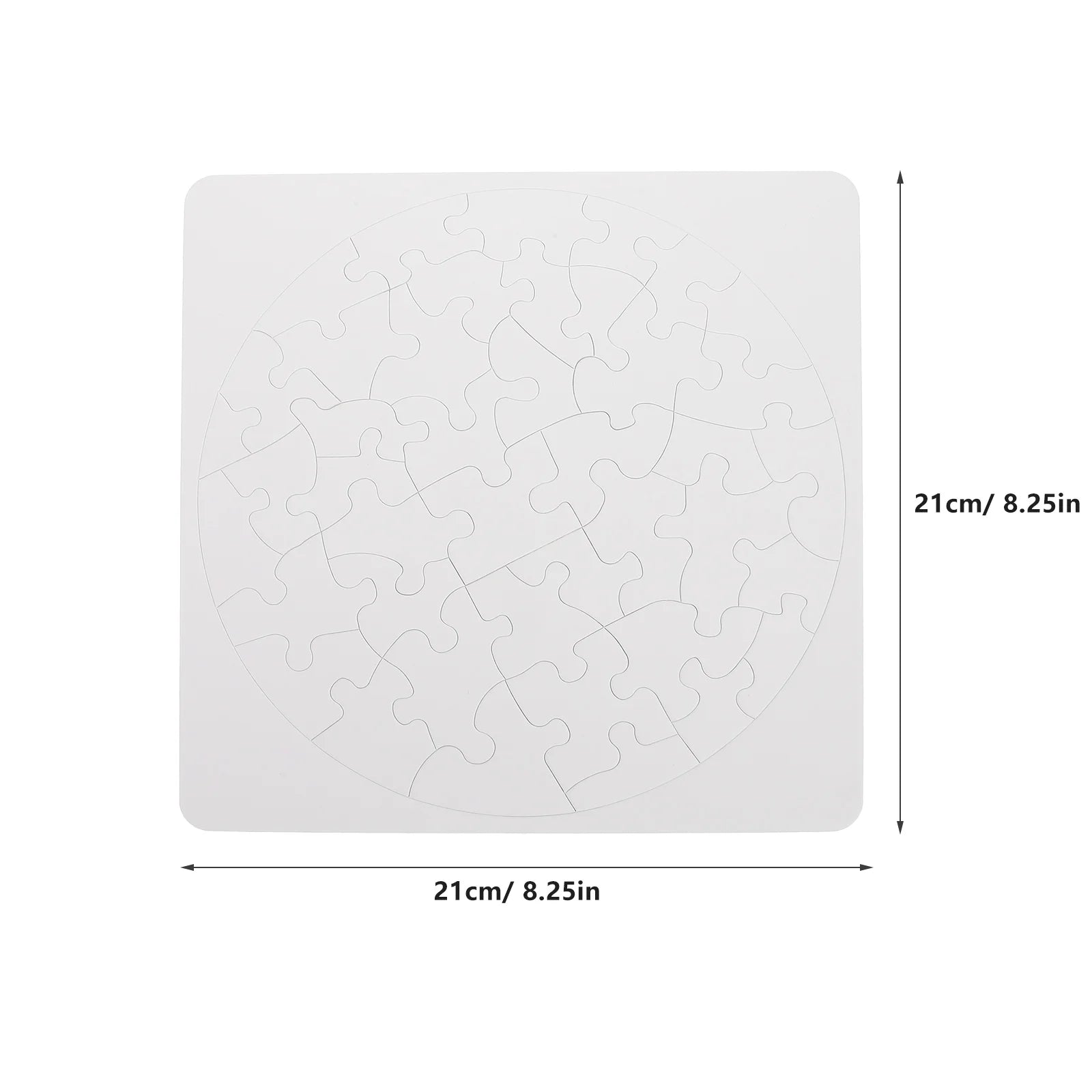 Blank Puzzle Craft Toy Supply F2845