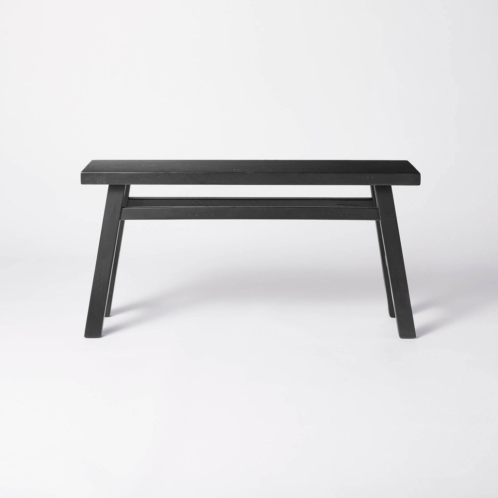 Black Wood Bench U717982