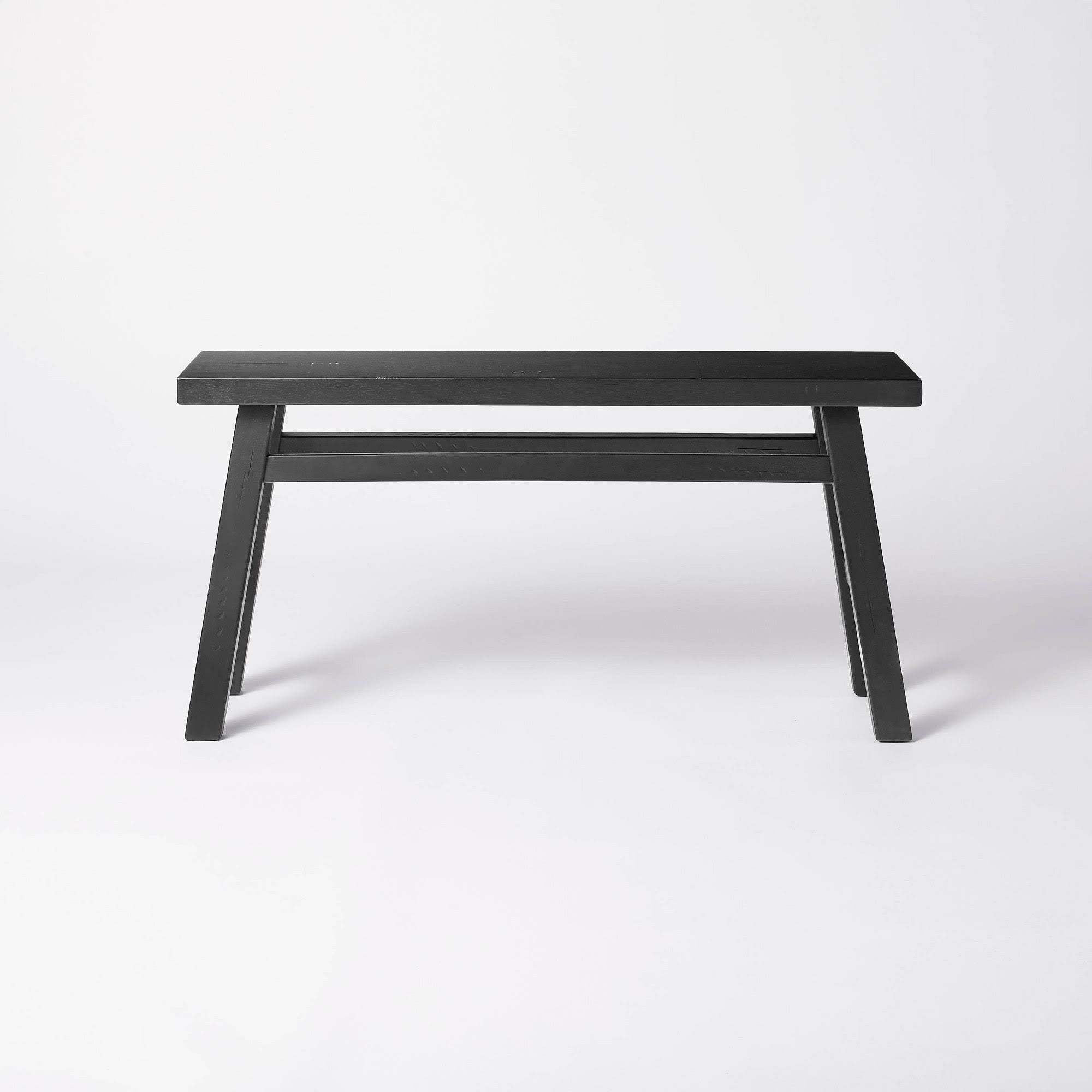 Black Wood Bench U717982