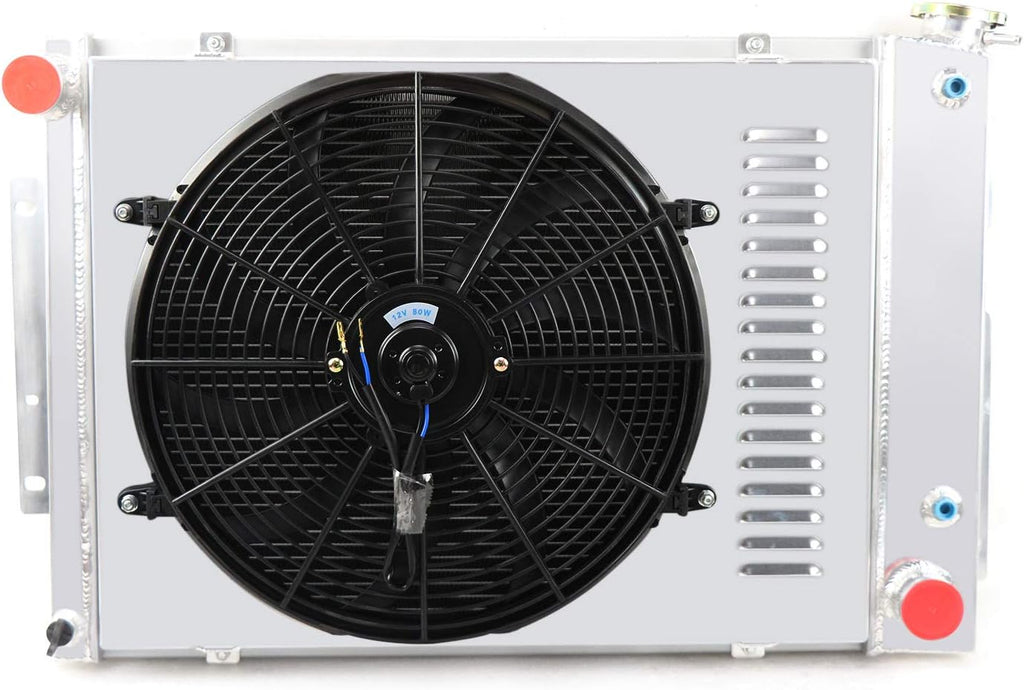 4 Row Core Aluminum Radiator with 16 inch Fan H6181