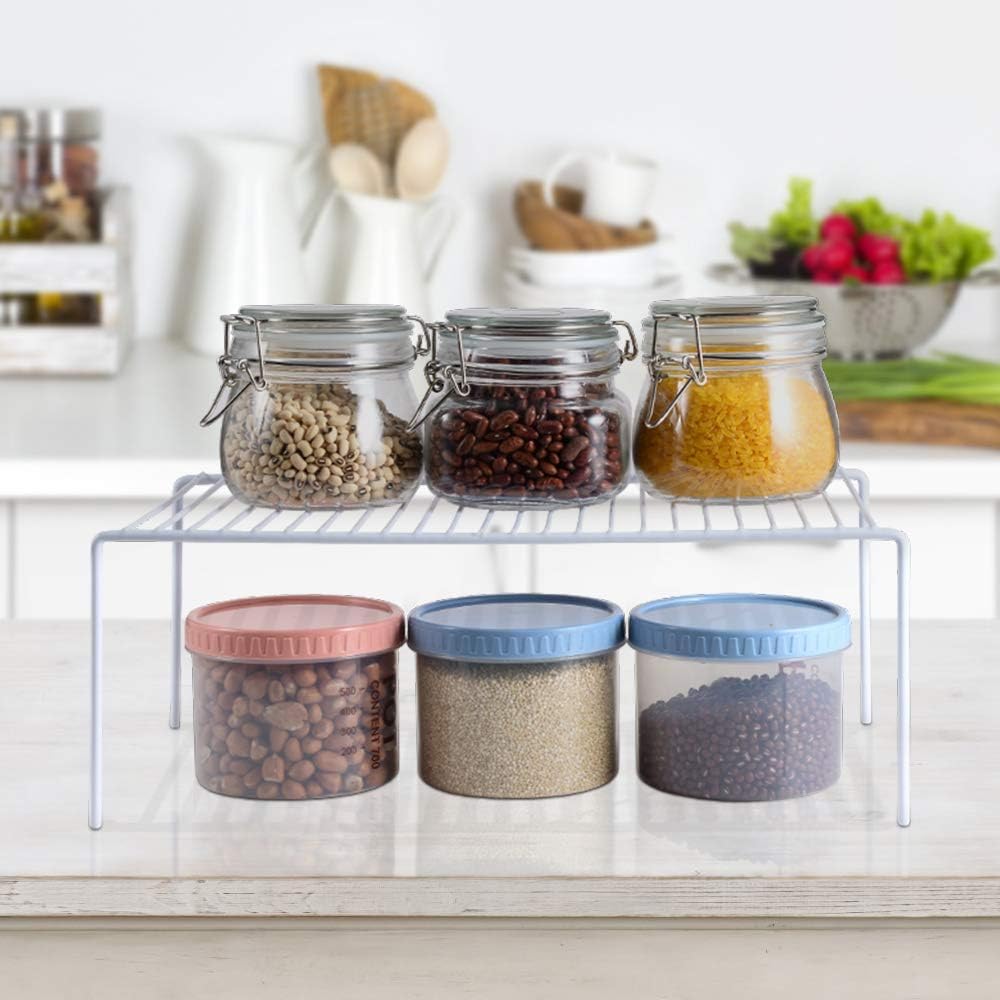 Freezer Cabinet Storage Shelf Rack, Medium (13 x 9.4 Inch) Steel Metal Frame, 1 Pack S174558