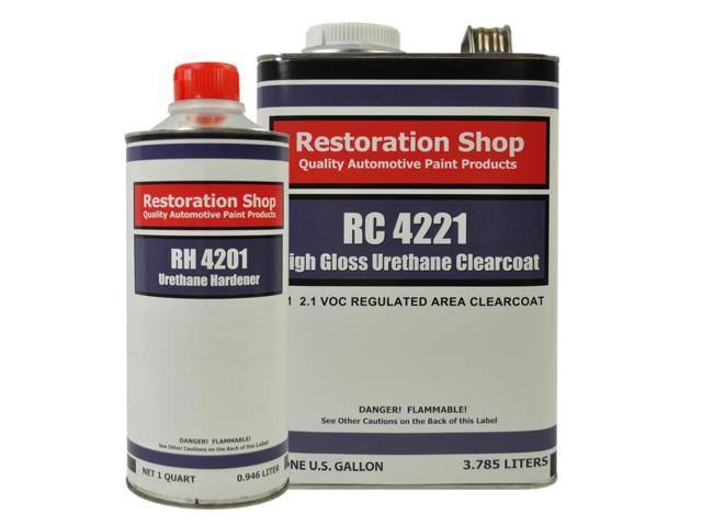 Blue Metallic Urethane Basecoat/Clearcoat Car Paint Complete Medium Gallon Kit H967490