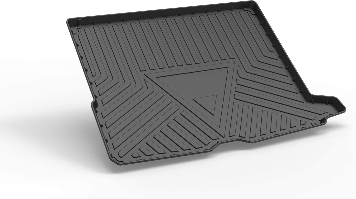 Black Pack of 2 Trunk Mat for Benz GLC J4884