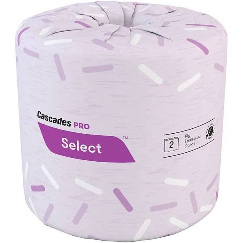 2-Ply White Bath Tissue, 550/Roll, 80/Carton Y584