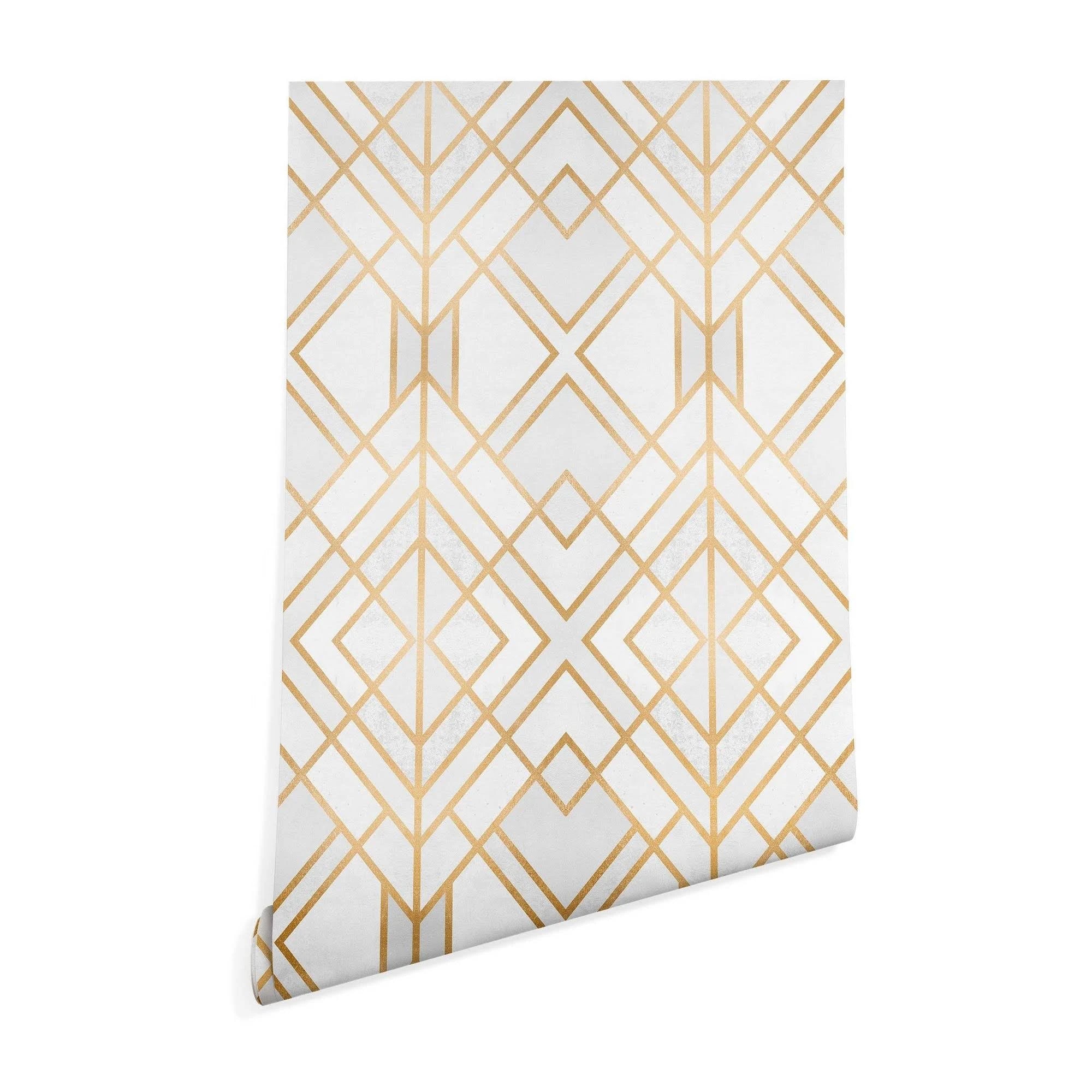 Golden Geo Peel and Stick Wallpaper O470