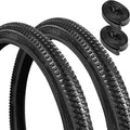 26" Mountain Bike Tires 26 x 1.95/50-559 Plus 2-Pack Bike Tubes 26x1.75/2.125 AV33mm Schrader Valve Black Pack of 2 E164641