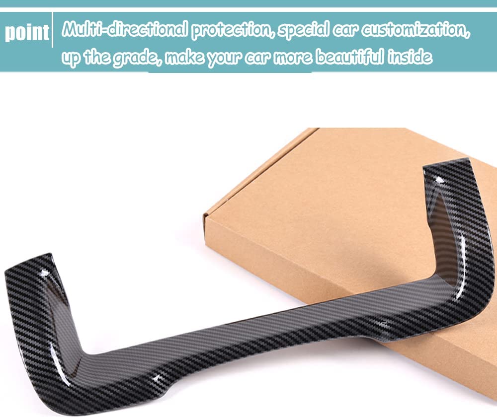ABS Center Console Dashboard Cover Sticker Carbon Fiber Style W792835