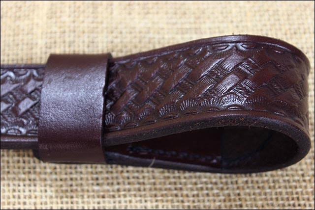 Walnut Flank Cinch with Billets D31275
