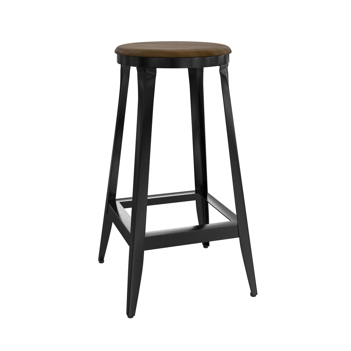 Gray Kitchen Island with 2 Stools and Drawers K844