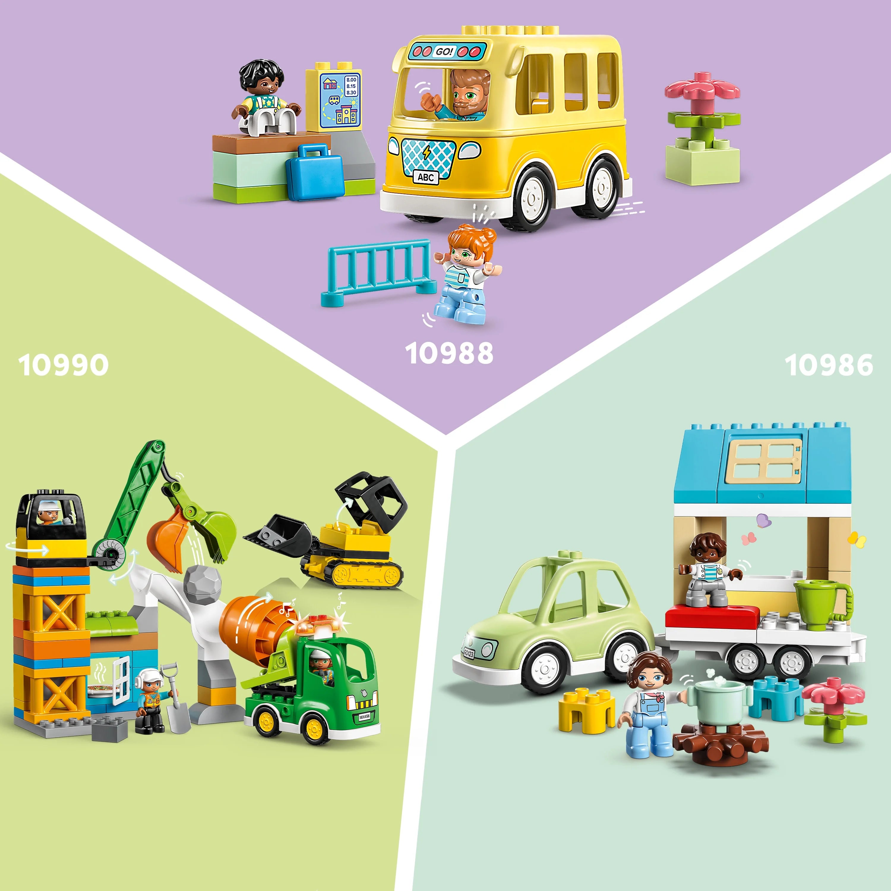 Recycling Truck Building Toy Set with 3 Sorting Bins E802