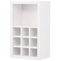 Satin White Wall Kitchen Cabinet with Shelves and Dividers U1800