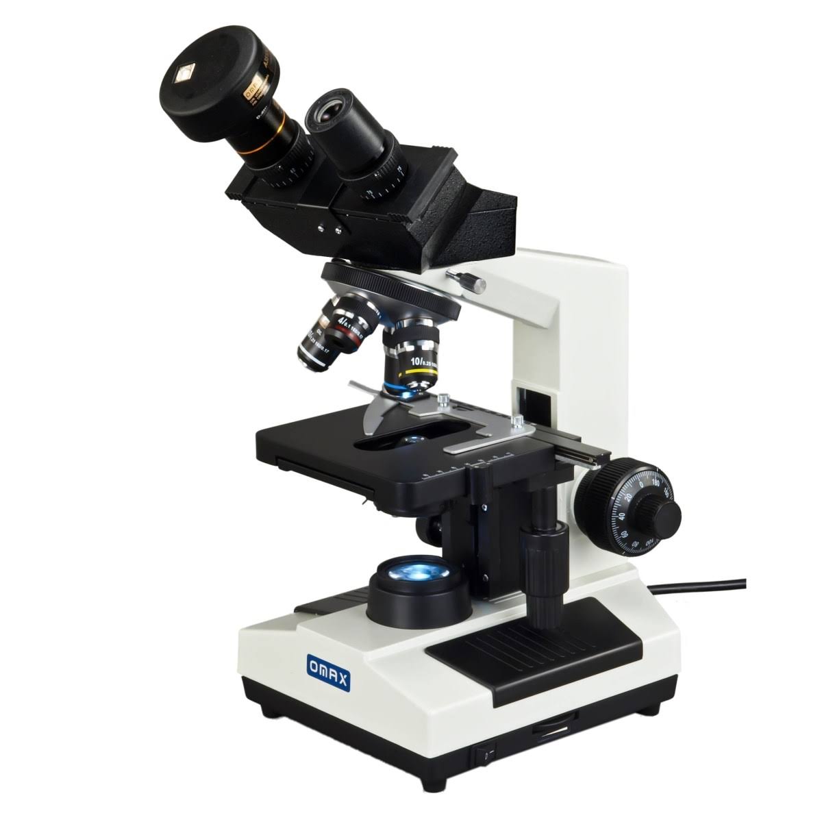 40X-2000X Compound Binocular LED Microscope with 5MP USB Digital Camera D629967