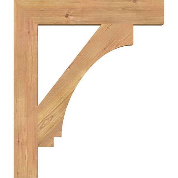 Western Red Cedar Imperial Block Smooth Bracket Y218732
