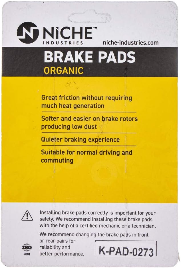 Brake Pad Set Organic Pack of 2 U758