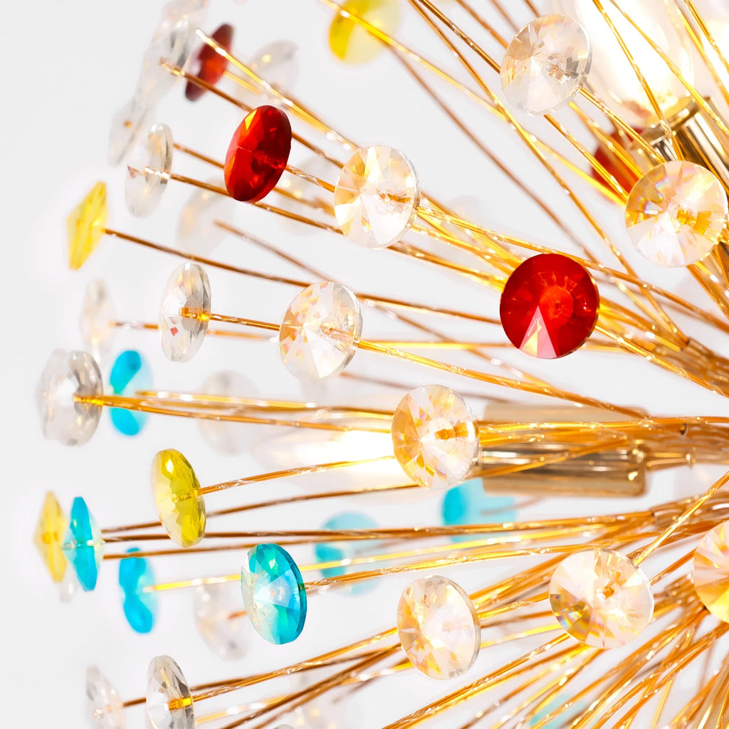 12-Light Linear Crystal Chandelier S9861