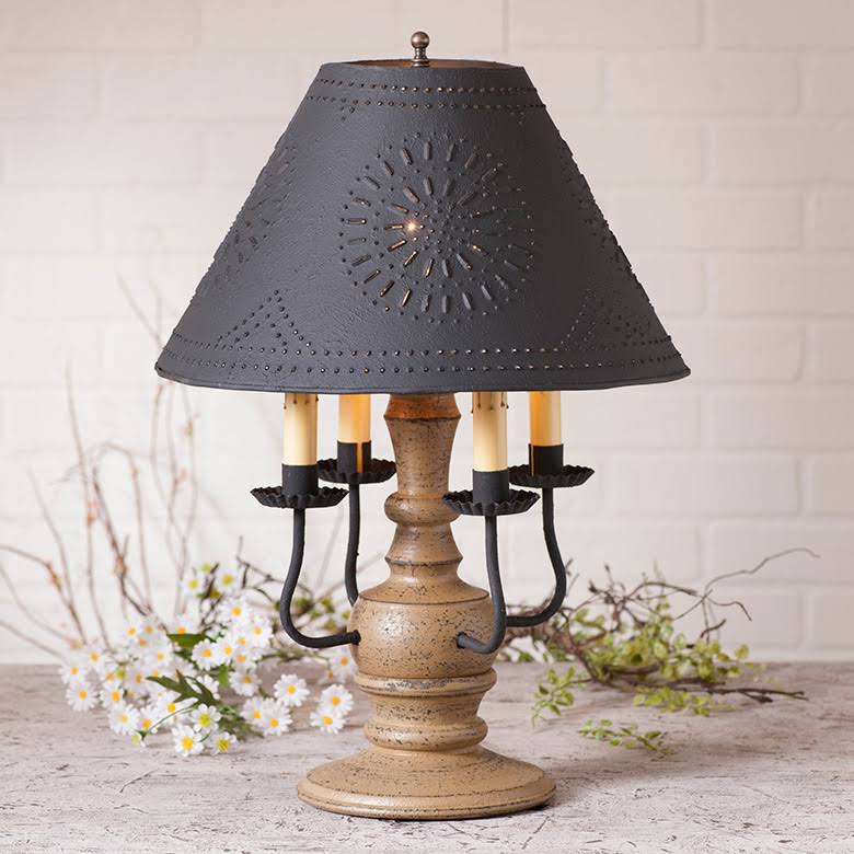 Americana Red Lamp Base L363