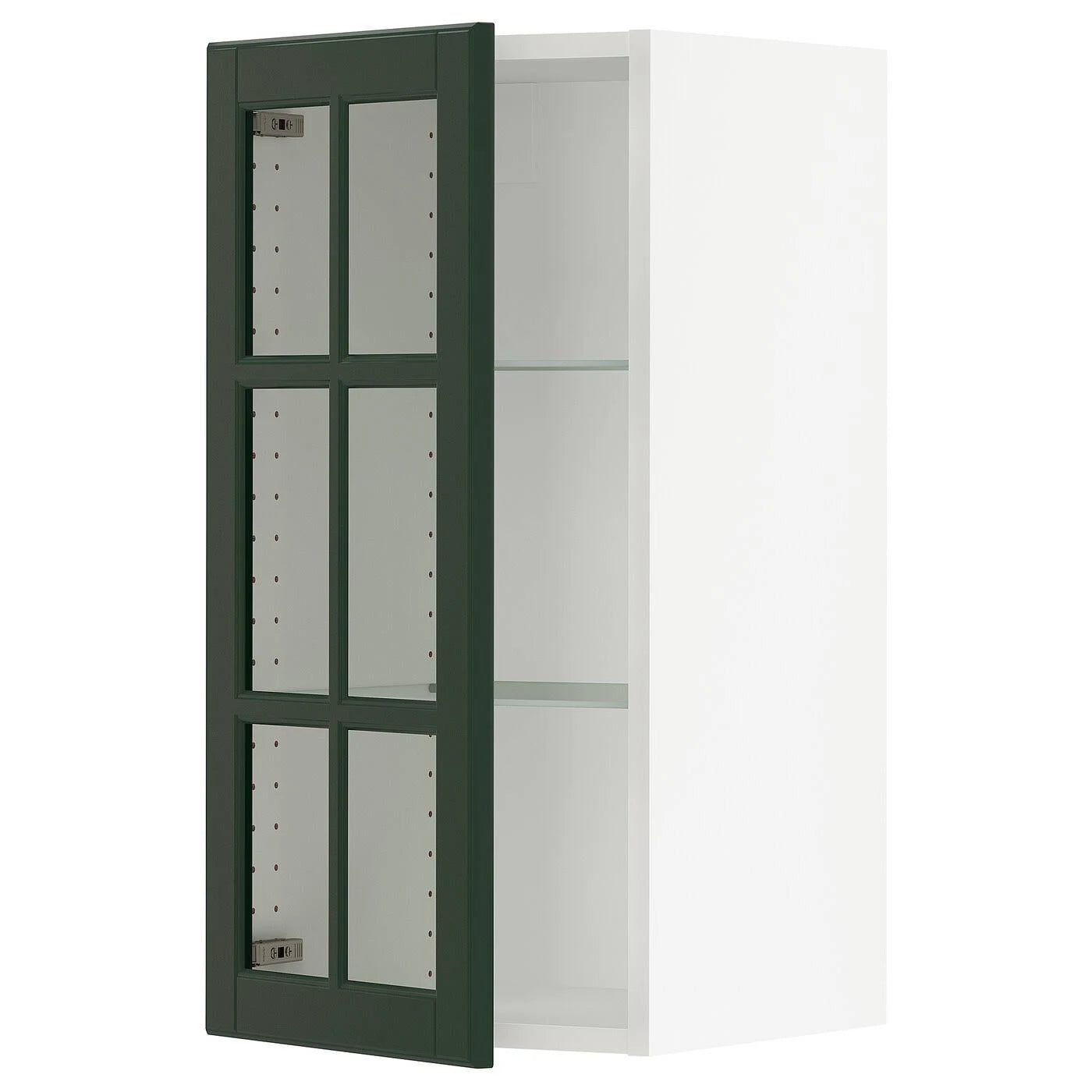 White Glass Wall Cabinet U9682