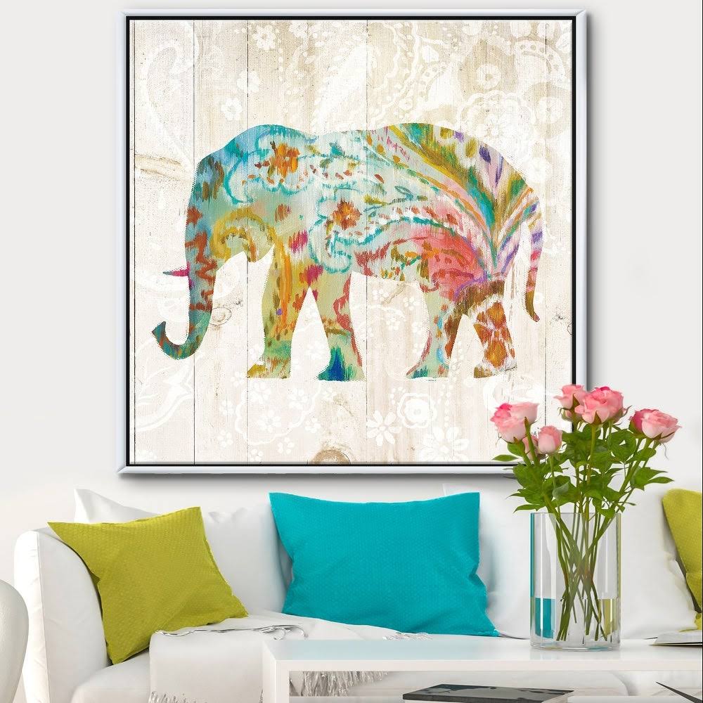 Multi-Color Framed Canvas F433732