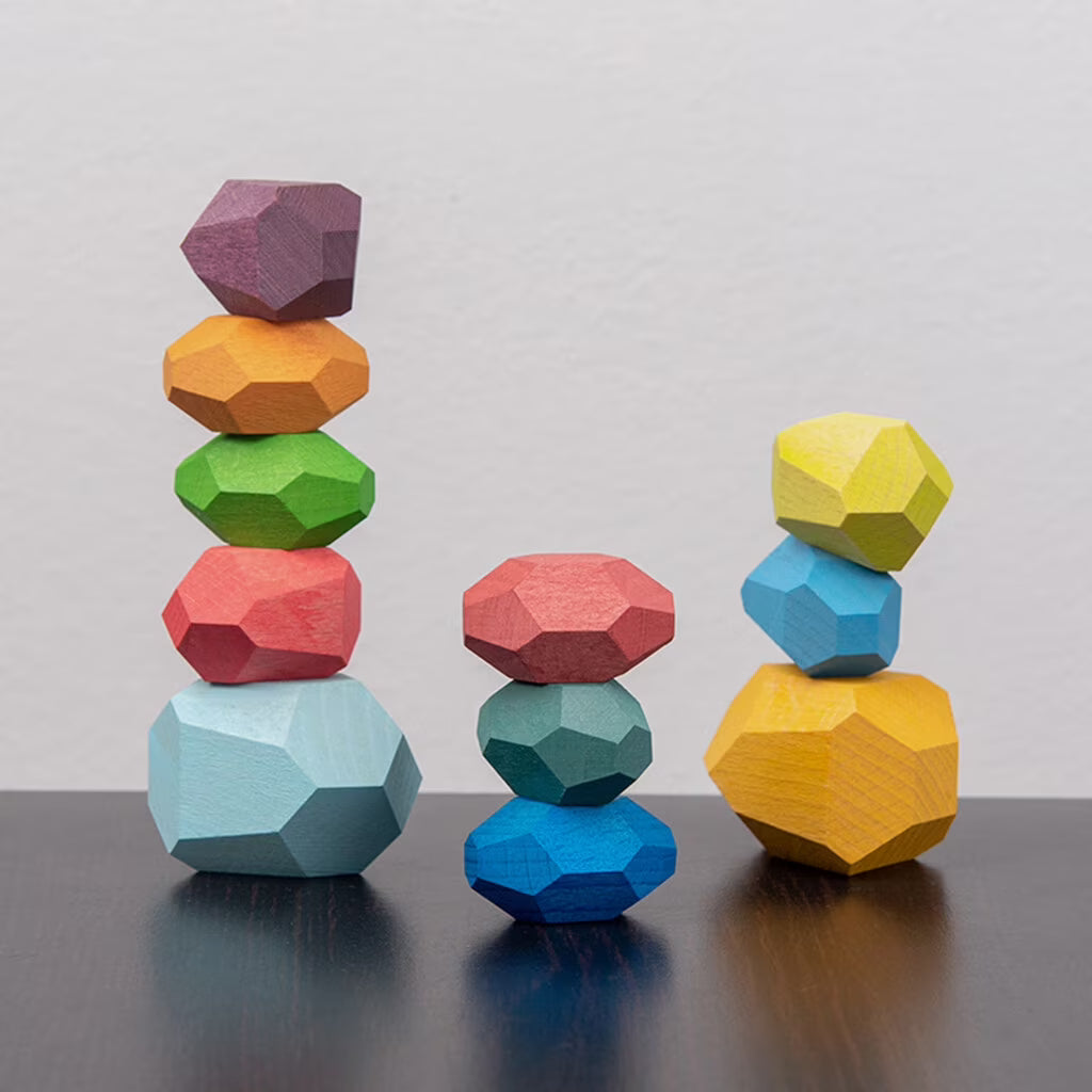 Creative Stacking Wooden Stone Building Block Toy P303743