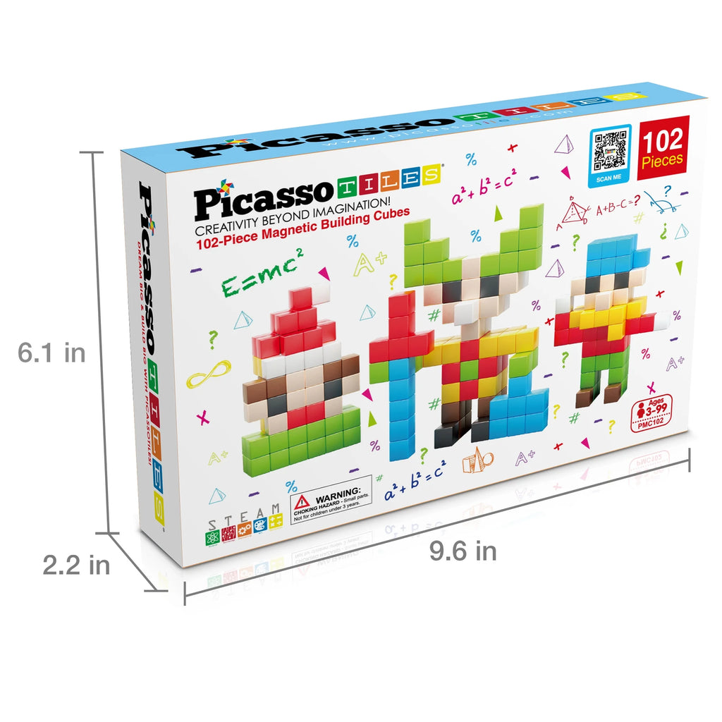 102pcs Magnetic Puzzle Cube Sensory Toys F19647