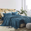 California King Teal Bed Sheet Set P642474
