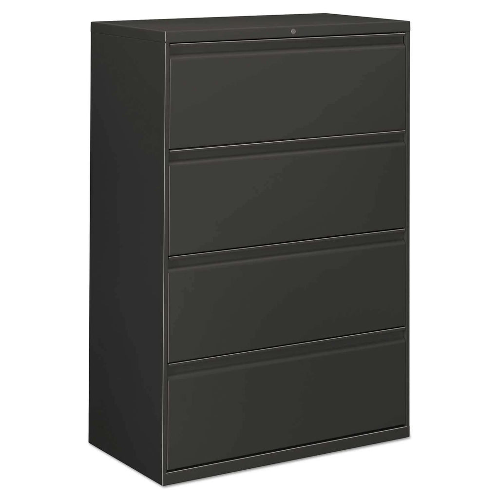 Charcoal Four-Drawer Lateral File Cabinet U7709